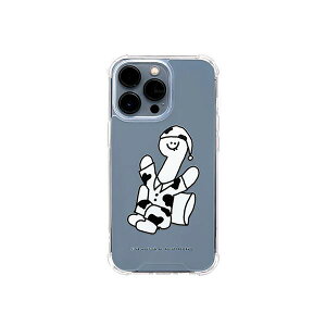 168cm �n�C�u���b�h�N���A�P�[�X for iPhone 13 Pro White Olly with �p�W���} 168265i13P