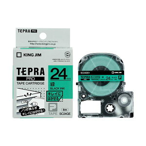 (�܂Ƃ�) �L���O�W�� �e�v�� PRO �e�[�v�J�[�g���b�W �L���C�ɂ͂����郉�x�� 24mm �΁^������ SC24GE 1�� �y×10�Z�b�g�z