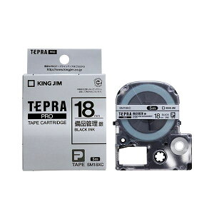 (�܂Ƃ�) �L���O�W�� �e�v�� PRO �e�[�v�J�[�g���b�W ���i�Ǘ����x�� 18mm ��^������ SM18XC 1�� �y×10�Z�b�g�z