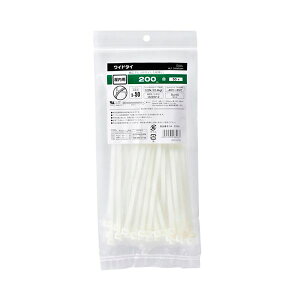 (�܂Ƃ�) �I�[���d�@ ���L���b�N�^�C 200mm �� WLT-200W50WH 1��(50�{) �y×30�Z�b�g�z