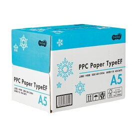 (まとめ) TANOSEE PPC PaperType EF A5 1箱(5000枚:500枚×10冊) 【×5セット】