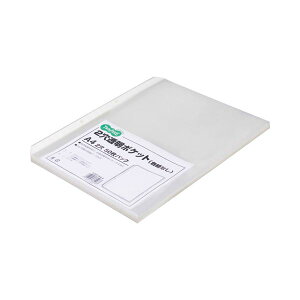 (まとめ) TANOSEE 2穴透明ポケット (台紙なし) A4タテ 1パック(50枚) 【×30セット】