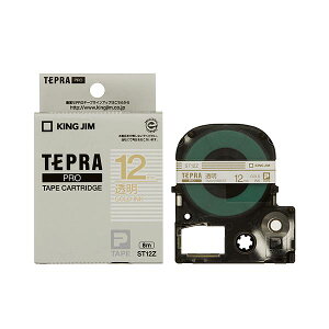(�܂Ƃ�) �L���O�W�� �e�v�� PRO �e�[�v�J�[�g���b�W 12mm �����^������ ST12Z 1�� �y×10�Z�b�g�z
