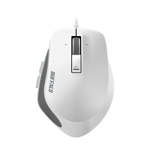 �i�܂Ƃ߁j�o�b�t�@���[ �L�� BlueLED�v���~�A���t�B�b�g�}�E�X M�T�C�Y �z���C�g BSMBU500MWH 1�y×3�Z�b�g�z