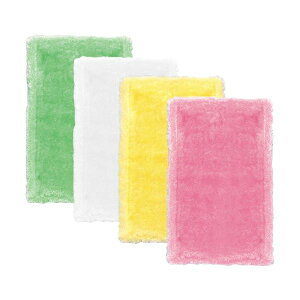 (まとめ) アズマ工業 ふしぎクロス 250×150mm 4色組 1パック(4枚:各色1枚) 【×3セット】