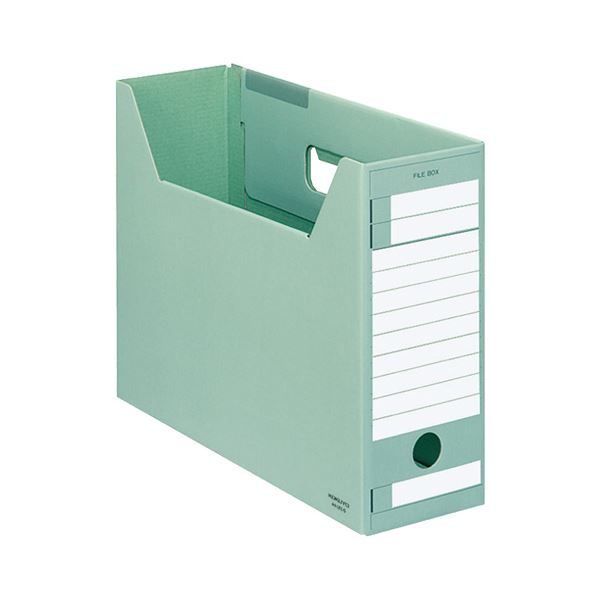（まとめ）コクヨ ファイルボックス-FS（Eタイプ）（A4ジャスボックス）A4ヨコ 背幅102mm 緑 A4-LFE-g 1セット（5冊）【×5セット】：サイバーベイ