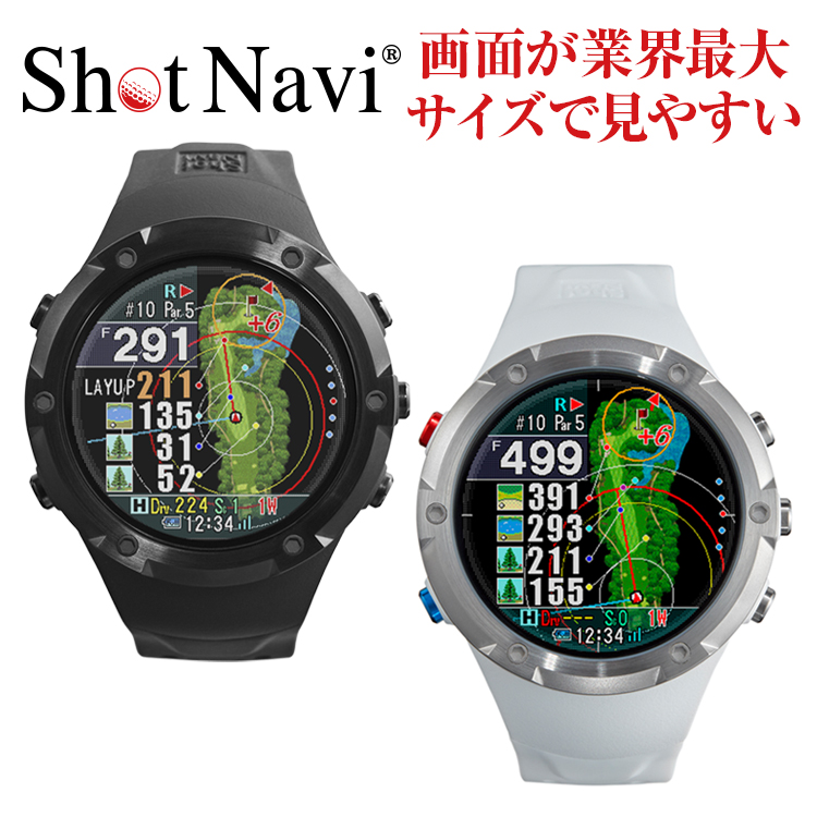 　ShotNavi  Evolve PRO　ショットナビエボルブプロ   《1.4インチカラー液晶採用腕時計タイプ》(レイアップナビ   ゴルフナビ GPSゴルフナビ GPSナビ ゴルフ 距離計   みちびきL1S対応 ゴルフ用品 日本製)