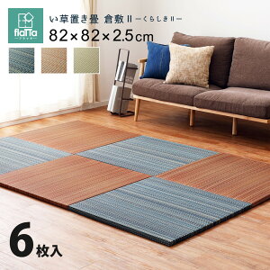 �����Ԃ̂ł��ɂ����u���� �q�~II 6���Z�b�g 82×82×2.5cm