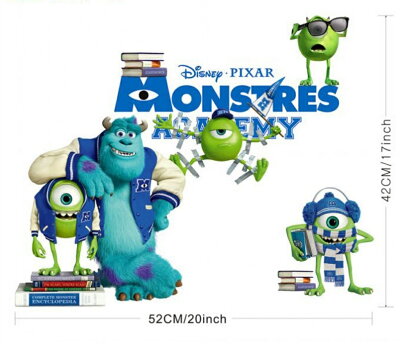 楽天市場 Disney Monstres Inc ディズニー モンスターズインク ユニバーシティ 小サイズ ウォールステッカー 貼って 剥がせる 壁紙 壁シール Cyber Gate 楽天市場店