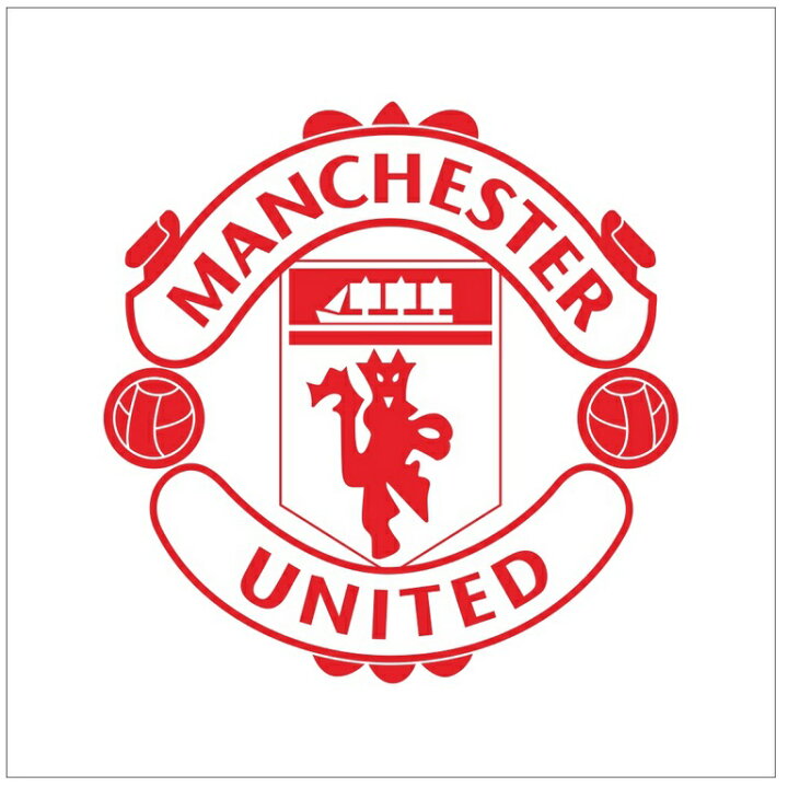 楽天市場 マンチェスターユナイテッドクラブエンブレム Manchester United ウォールステッカー 転写式 Cyber Gate 楽天市場店