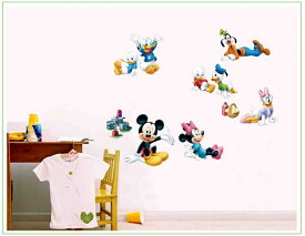 【ミッキーニミー ピクニック】ドナルド　Disney　ディズニーウォールステッカー　貼って はがせる 壁紙 壁シール　ポスター シール 北欧 激安　キャラクター　子供部屋