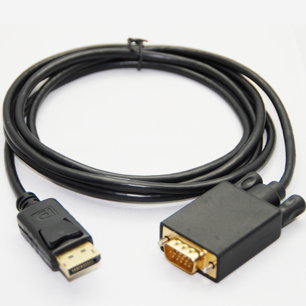 楽天市場】1.8m Displayport → VGA 変換ケーブル 1.8 m パソコンのDisplayPort信号をVGA信号へ変換  ２個まで送料210円 パッシブタイプ Cyberplugs : Cyberplugs