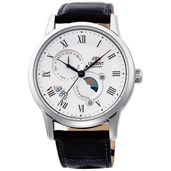 オリエント ORIENT クラシック CLASSIC 腕時計 メンズ 自動巻き オートマチック メカニカル サン＆ムーン RN-AK0005S 正規品 メンズ腕時計