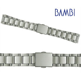 チタン BAMBI バンビ 時計 ベルト 時計ベルト 腕時計ベルト 時計バンド バンド 腕時計バンド メタル メタルブレス 金属 メンズ ワンタッチ 交換 交換ベルト 18mm 19mm 20mm 22mm BTB1203N