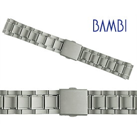 チタン 時計ベルト メタル 金属 メタルブレス メンズ 時計ベルト シルバー 腕時計ベルト 腕時計バンド 時計 ベルト バンド バンビ 軽い 肌に優しい BAMBI 18mm 19mm 20mm 22mm BTB1201N