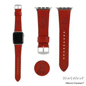 MOOMIN ���[�~�� �A�b�v���E�H�b�` �o���h �Ȗ؃��U�[ �{�v ���g���~�C �X�i�t�L�� Apple Watch 38mm 40mm 41mm 42mm 44mm 45mm 46mm 49mm Series 2 3 4 5 6 7 8 se 9 10 ultra �M�t�g MOM01