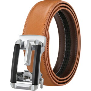 Greenie(グリーニー) ベルト ゴルフ オートロック PUレザー 3.5cm 110-130cm 大きいサイズ メンズ カジュアル メンズベルト ゴルフベルト ゴルフ用ベルト 作業ベルト ビジネス サバゲー アウトド