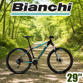 特別提供品 29インチ イタリアブランド ビアンキ マウンテンバイク BIANCHI MAGMA 9.1 38cm（身長160〜170cm） シマノ SHIMANO DEORE コンポーネント サスペンション ブラック