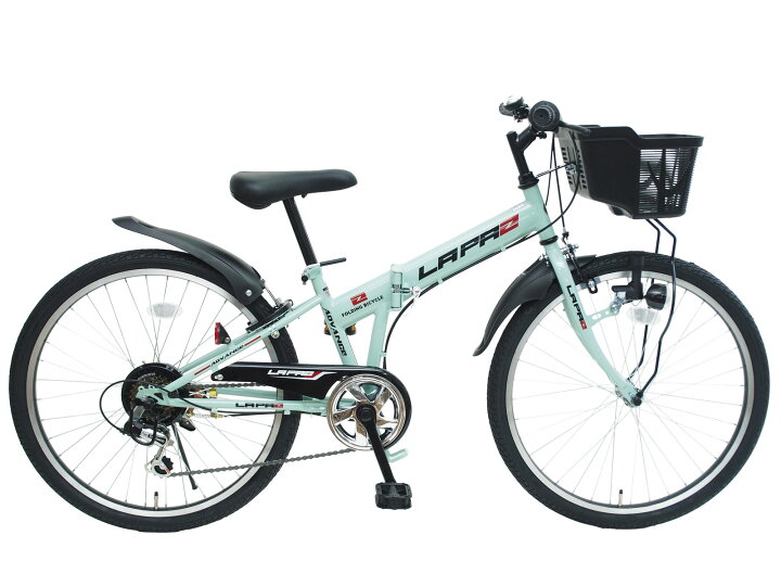 楽天市場】24インチ 子供用自転車 ラパス 折りたたみ自転車 LEDライト 