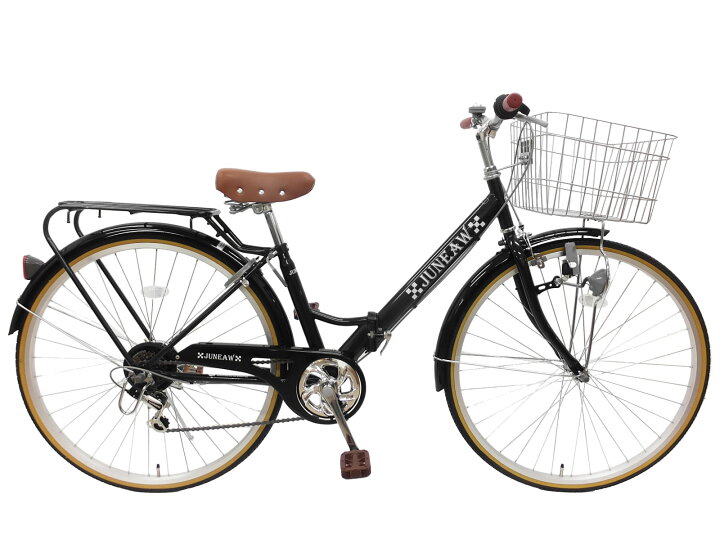 楽天市場】27インチ 折りたたみ自転車 シティサイクル ジュノー 