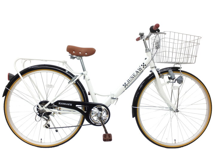 楽天市場】27インチ 折りたたみ自転車 シティサイクル ジュノー 