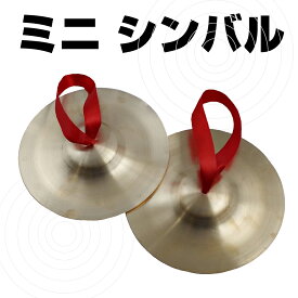 【送料無料】 ミニ シンバル ハンドシンバル 音楽 楽器 リズム 子供 キッズ (15)