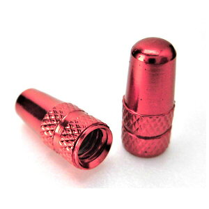 自転車 フレンチバルブ キャップ アルミ製 レッド FORCE フォース 仏式バルブ チューブ ロードバイク MTB クロスバイク