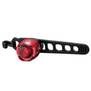 キャットアイ セーフティライト ORB リヤ用 CATEYE テールライト リヤライト 後ろ ライト 赤 レッド 自転車用ライト バックライト コンパクト 着脱簡単 工具不要 電池式