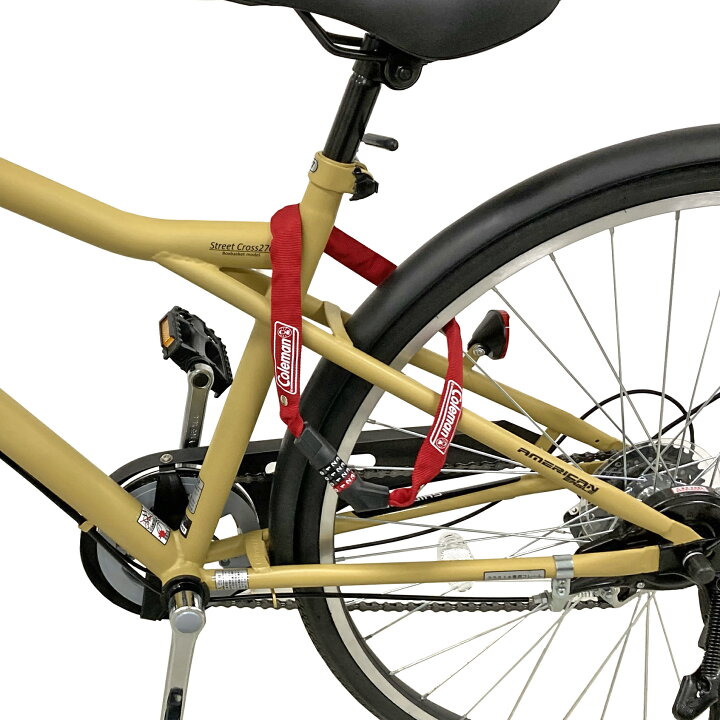楽天市場】コールマン Coleman 自転車 サイクルロック カギ 4桁 