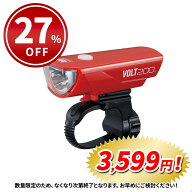 【27％OFF】自転車 ライト 後付け 充電式 CATEYE キャットアイ VOLT200 レッド 明るい LED 防水 フロント…