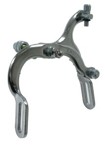 自転車 ブレーキ 交換パーツ キャリパーブレーキアーチ WO 前用 シルバー ママチャリ 軽快車 交換 パッケージ削減