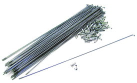 自転車 スポーク & 鉄ニップルセット #13 72本入 248mm #13 x 248mm シルバー ホイール 車輪