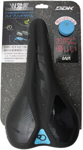 自転車 サドル DDK ハイブリッドサドル コンフォートプラス D073 266mm x 150mm ブラック 丸八工機 大人用 痛くない ソフト クロスバイク スポーツバイク