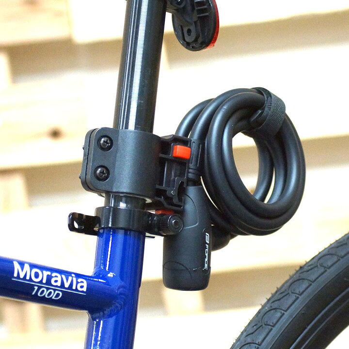 楽天市場】自転車 鍵 ワイヤー コイルロック 180cm サドルポスト取付 