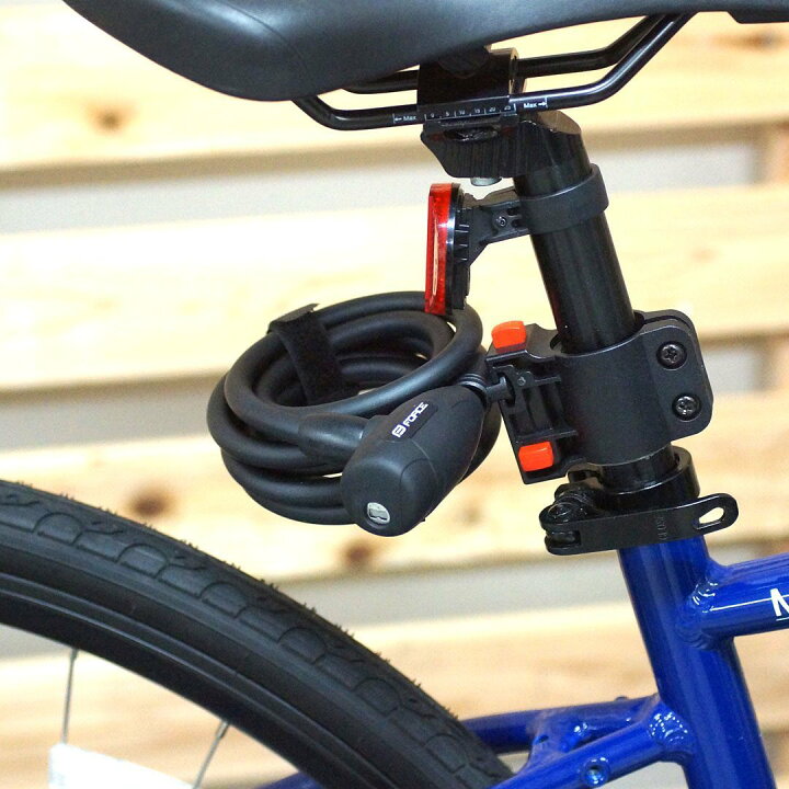 楽天市場】自転車 鍵 ワイヤー コイルロック 180cm サドルポスト取付 