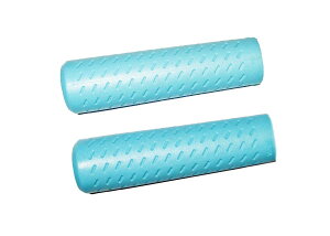 自転車 グリップ カラーオーソドックス 22.2mm ブルー サギサカ シティサイクル