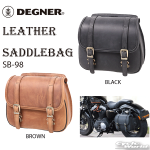 yDEGNERzSB-89U[ThobO LEATHER SADDLEBAG AJ TChobO   c[O fOi[yoCNpiz