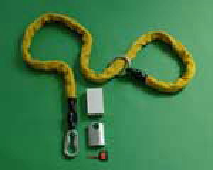 ☆【送料無料】衣川製鎖工業 かてーな!!αII20 《長さ:2.0m》 《カラー:黄・黒》 アルファ2 携帯用 KG-100 バイクロック 盗難防止 鍵 ロック 丈夫 最強 特殊鋼 【バイク用品】