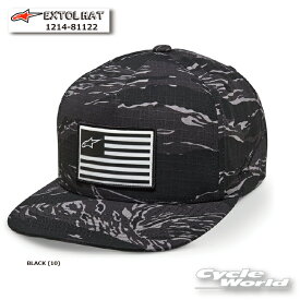 ☆正規品【ALPINESTARS】EXTOL HAT《1214-81122 BLACK (10) 》　キャップ　CAP　帽子　野球帽　アルパインスターズ イタリア 取り寄せ【バイク用品】