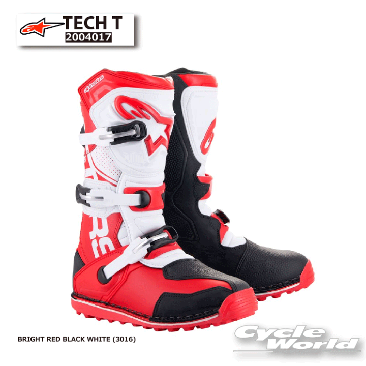 Alpinestars TECH T バイクブーツ モトクロス赤/黒/白 楽天市場】☆正規品【ALPINESTARS】TECH T《2004017》BRIGHT RED