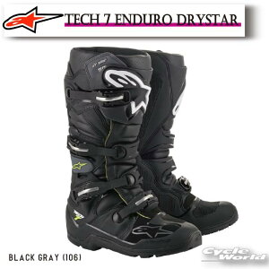 KiyALPINESTARSzTECH 7 ENDURO DRYSTAR sBLACK GRAY (106)tY ebN7 Gf[ h C u[c C^A C^A AIt[h gNX gCA ApCX^[Y