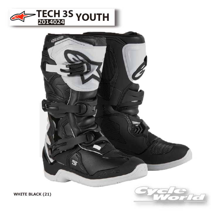 楽天市場】☆正規品【ALPINESTARS】TECH 3S YOUTH《WHITE BLACK