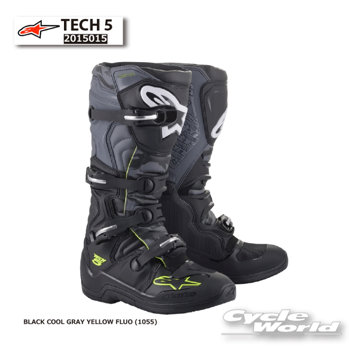 Alpinestars Tech 5 モトクロスブーツ サイズ9 27.5