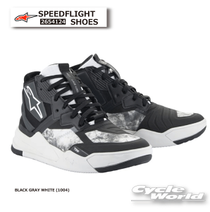 KiyALPINESTARSzSPEEDFLIGHT SHOESs2654124tBLACK GRAY WHITE (1004)@Xs[htCgV[Y@Xj[J[ c[O CfBO V[Y Xg[g ApCX^[Y C^A 