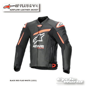 KiyALPINESTARSzGP PLUS V4 LEATHER JACKETs3100624@BLACK RED FLUO WHITE (1321)tU[WPbg@ [VOWPbg@ApCX^[Y C^A 񂹁yoCNpiz