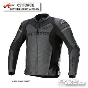 KiyALPINESTARSzGP FORCE LEATHER JACKET AIRFLOWs3100722@BLACK BLACK (1100) tU[WPbg@ [VOWPbg@ApCX^[Y C^A 񂹁yoCNpiz