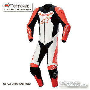 KiyALPINESTARSzGP FORCE LURV 1PC LEATHER SUITs3152124@RED FLUO WHITE BLACK (3022)t@U[X[c@[VOX[c@ApCX^[Y C^A 񂹁yoCNpiz