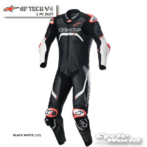 KiyALPINESTARSzGP TECH V4 1 PC SUITs3156822@BLACK WHITE (12) t@U[X[c@[VOX[c@ApCX^[Y C^A 񂹁yoCNpiz