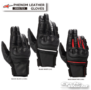 ☆正規品【ALPINESTARS】PHENOM LEATHER GLOVES《3501723》フェノムレザーグローブ レザー スマホタッチ グローブ アルパインスターズ イタリア 取り寄せ【バイク用品】