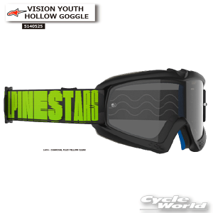 KiyALPINESTARSzVISION YOUTH HOLLOW GOGGLEs5140525t S[O c[O It[h [X ApCX^[Y C^A 񂹁yoCNpiz